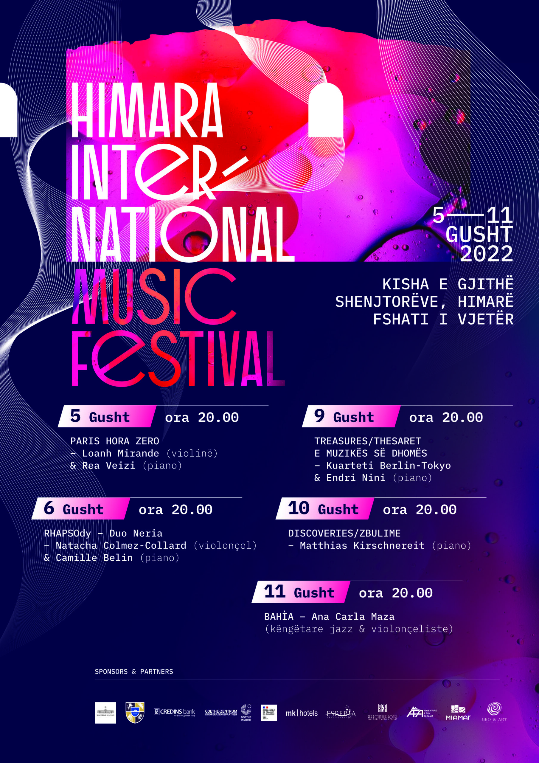 Himara International Music Festival – Endri Nini, poster